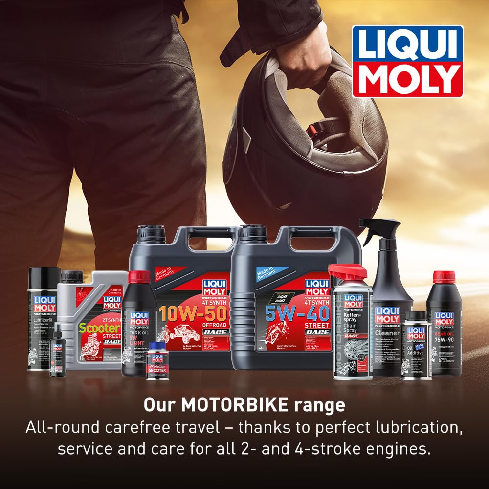 Liqui Moly Motorbike 4T SAE 20W-50 Street | 4 L | 4-Stroke Oil | SKU: 20064 - Image 5